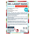 Etiquettes pour le gel lavant mains pomme (rouleau) - x 50