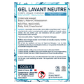 Etiquettes pour le gel lavant neutre (rouleau) - x 50