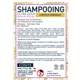 Etiquettes pour le shampooing cheveux normaux (rouleau) - x 50
