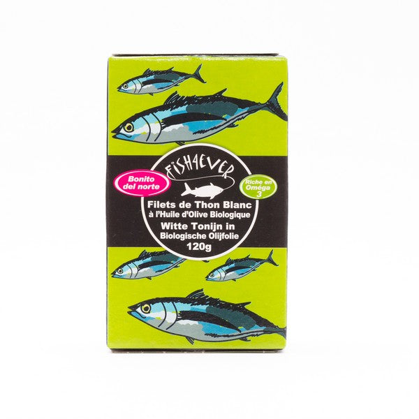 Thon blanc à l'huile d'olive extra vierge bio - 120 g