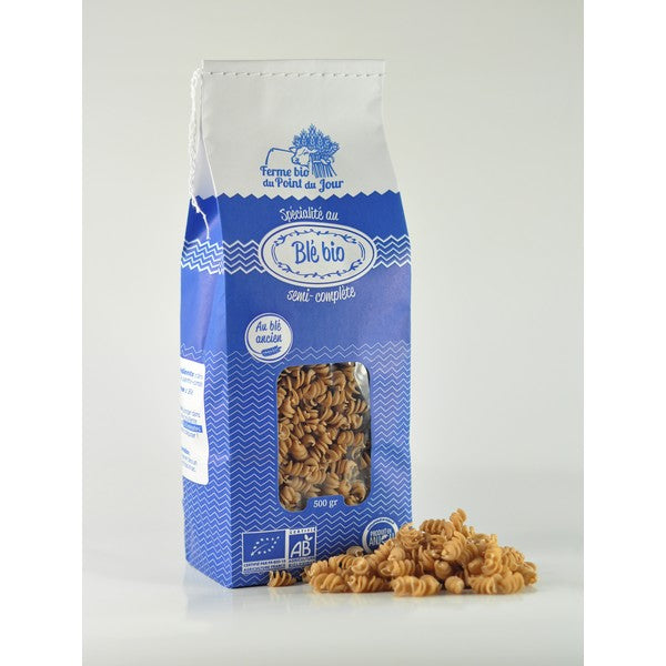 Fusilli blé ancien semi complet bio - 500 g