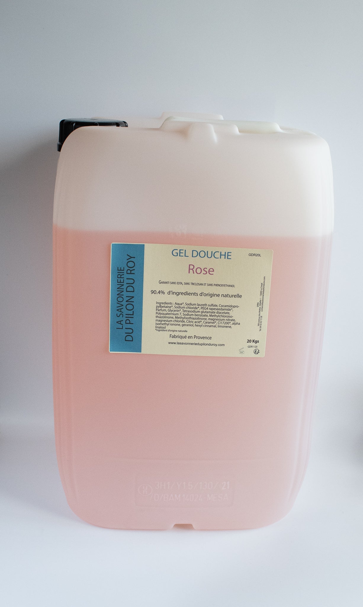 Gel douche rose églantine Vrac - 20 kg