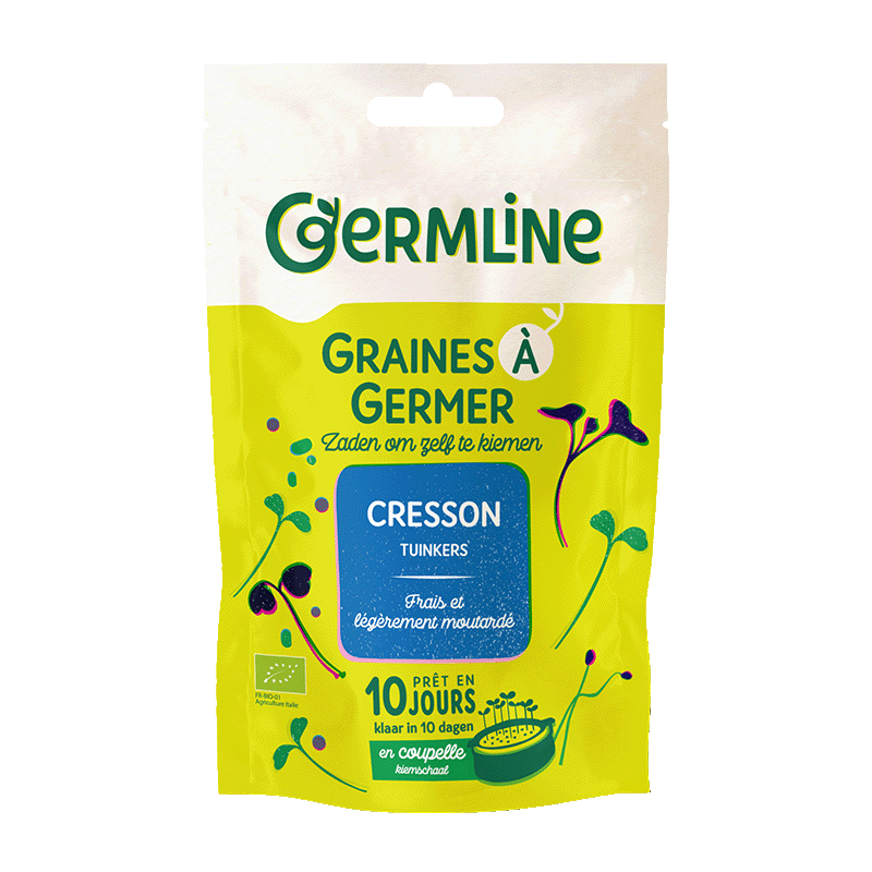 Graines à germer cresson bio (origine Italie) - 100 g