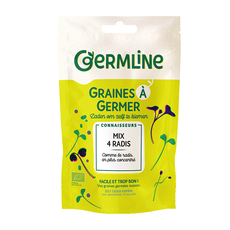 Graines à germer mix 4 radis bio (origine Italie) - 100 g