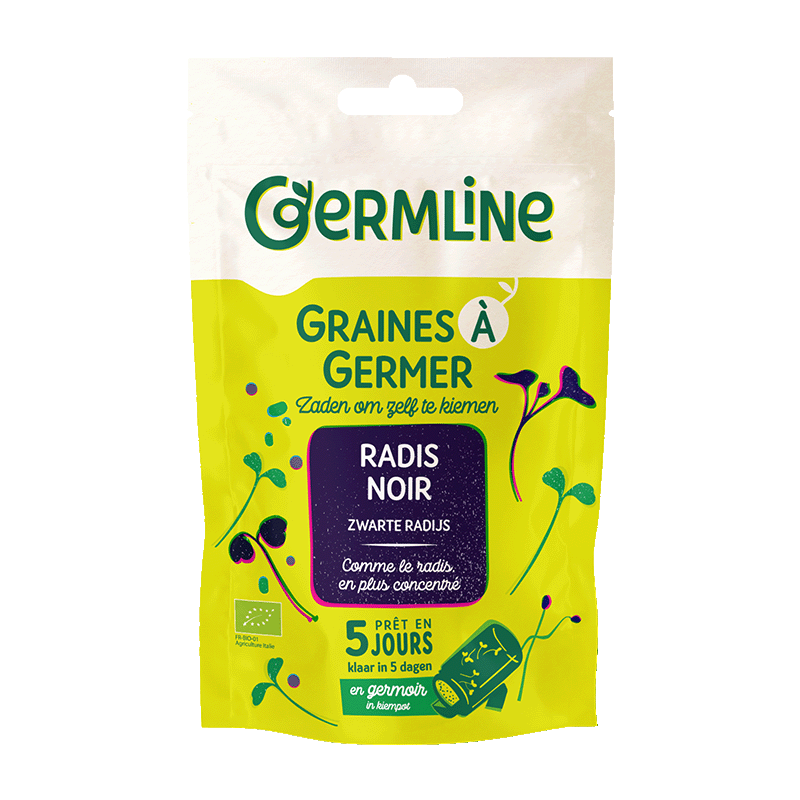 Graines à germer radis noir bio (origine Italie) - 150 g
