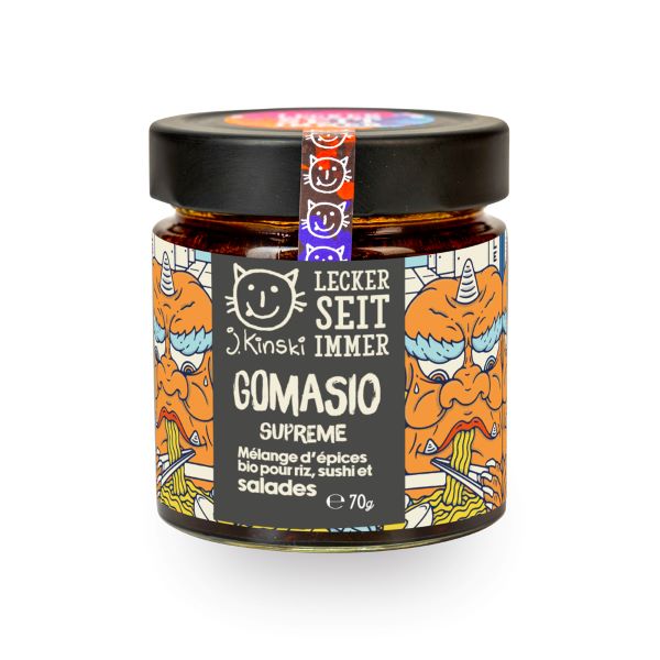 Gomasio suprème (sel, sésame, algues, champignons) - 70 g