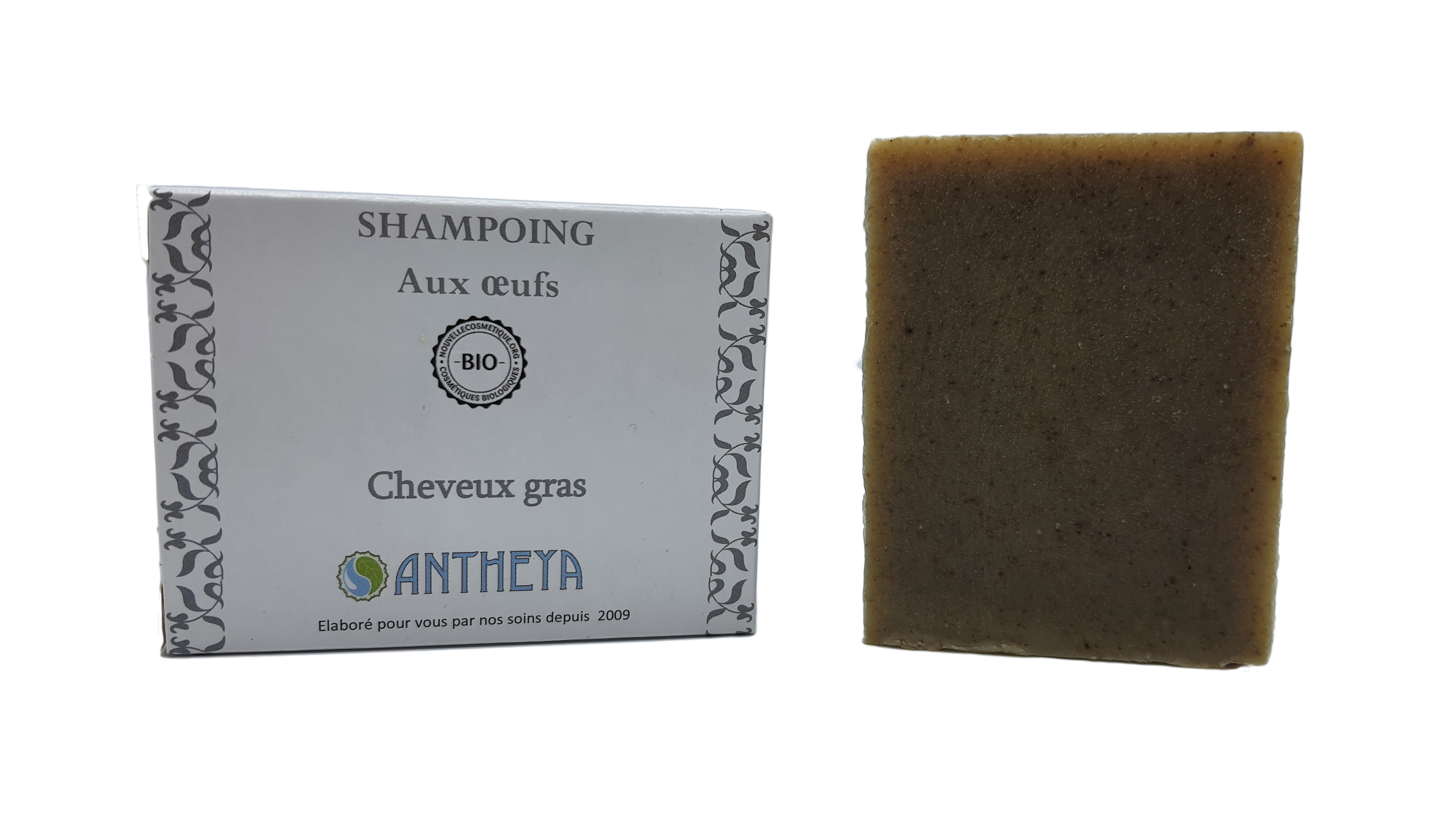 Shampoing solide lait de chèvre/citron/aloe vera - cheveux gras (boîte) - 100 g