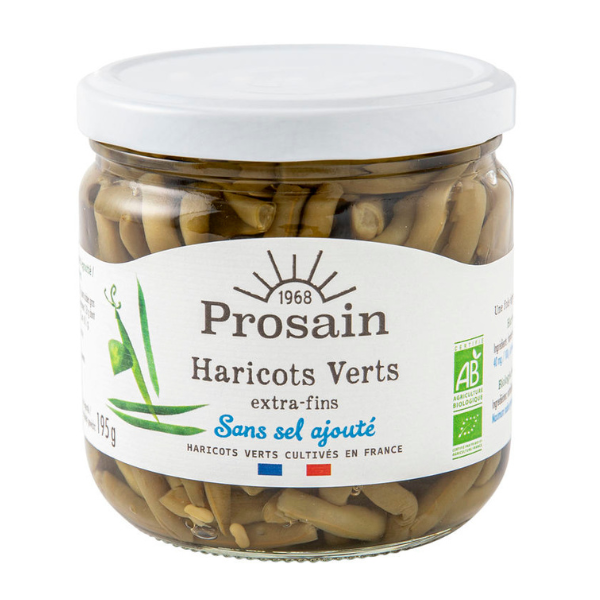Haricots verts extra-fins bio et sans sel ajouté - 345 g