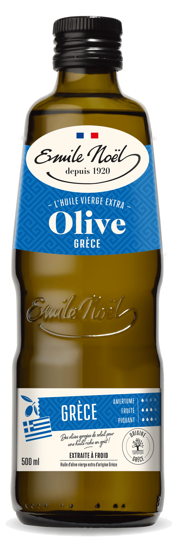 Huile d'olive vierge extra bio grèce (origine Grèce) - 500 ml