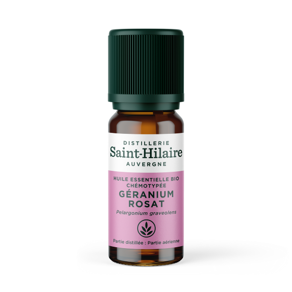 Huile essentielle de géranium rosat bio - 10 ml