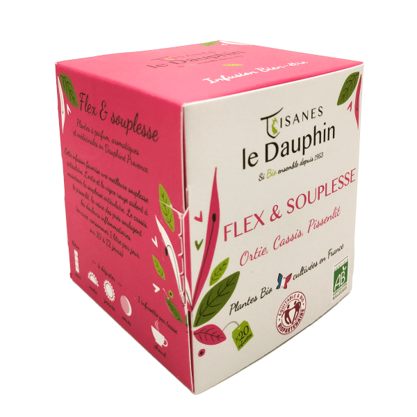 Infusion bio flex & souplesse origine france - 20 infusettes
