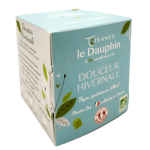 Infusion bio douceur hivernale  origine france - 20 infusettes