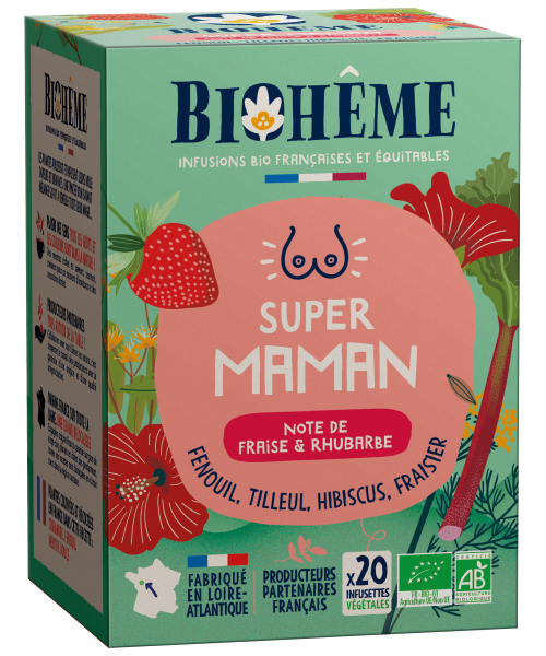 Infusion super maman bio (vitalit√©, d√©tente) (origine France) - 20 infusettes