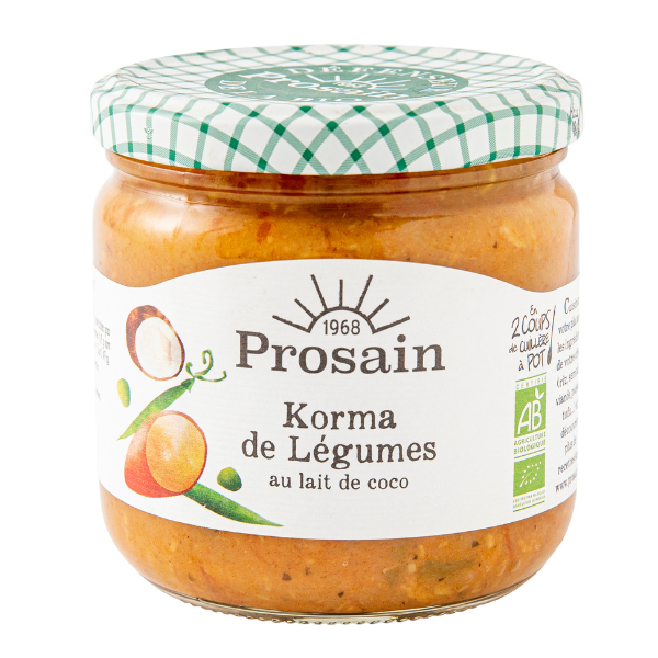 Korma de légumes bio - 350 g