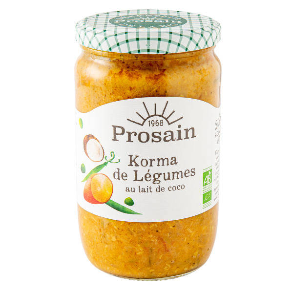 Korma de légumes bio - 680 g