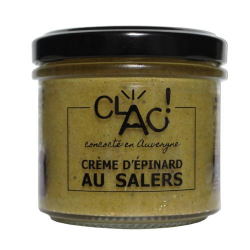 Crème d'épinards au salers bio - 100 g