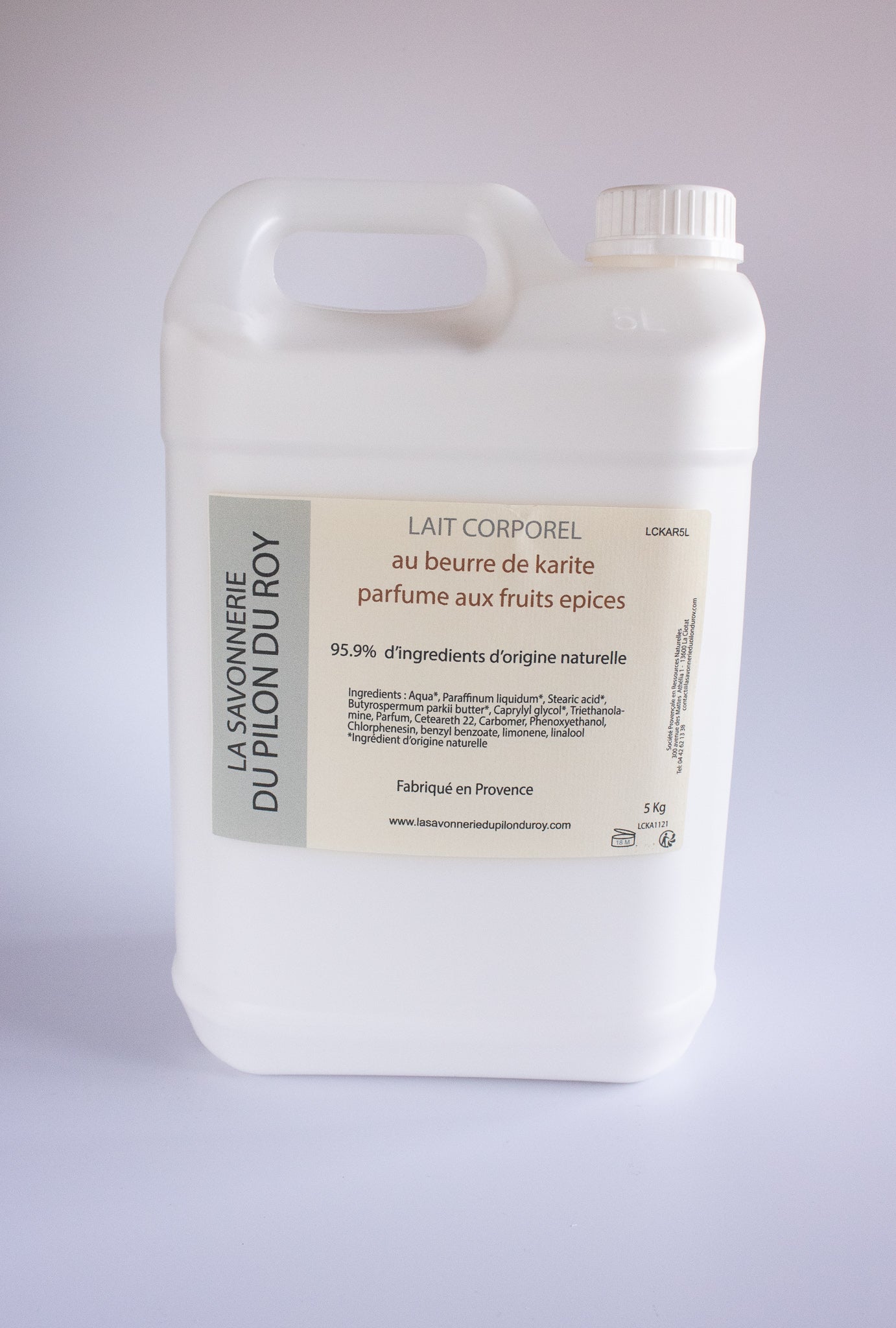 Lait corps au beurre de karité Vrac - 5 kg