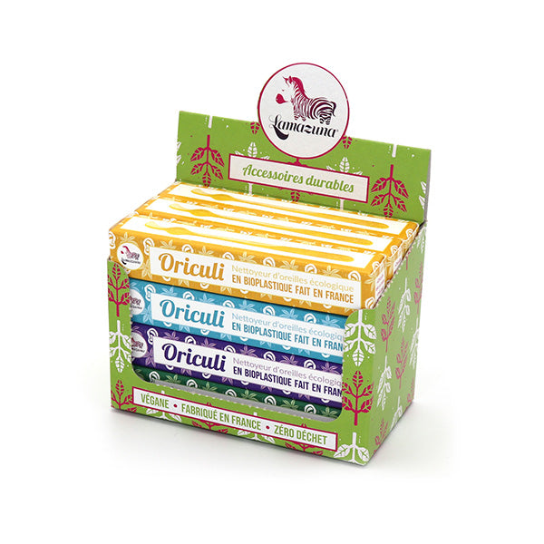 Oriculi en bioplastique (prèt à vendre multi-couleurs)
