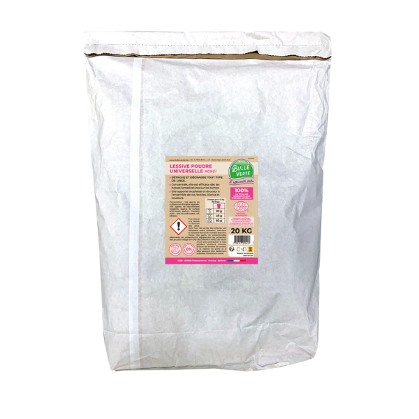 Lessive poudre universelle au monoï Vrac - 20 kg