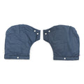 Manchons guidon droit v√©lo adulte bleu marine (anti froid anti pluie) - Par paire
