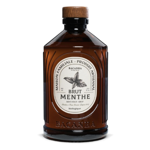 Sirop de menthe brut bio - 400 ml