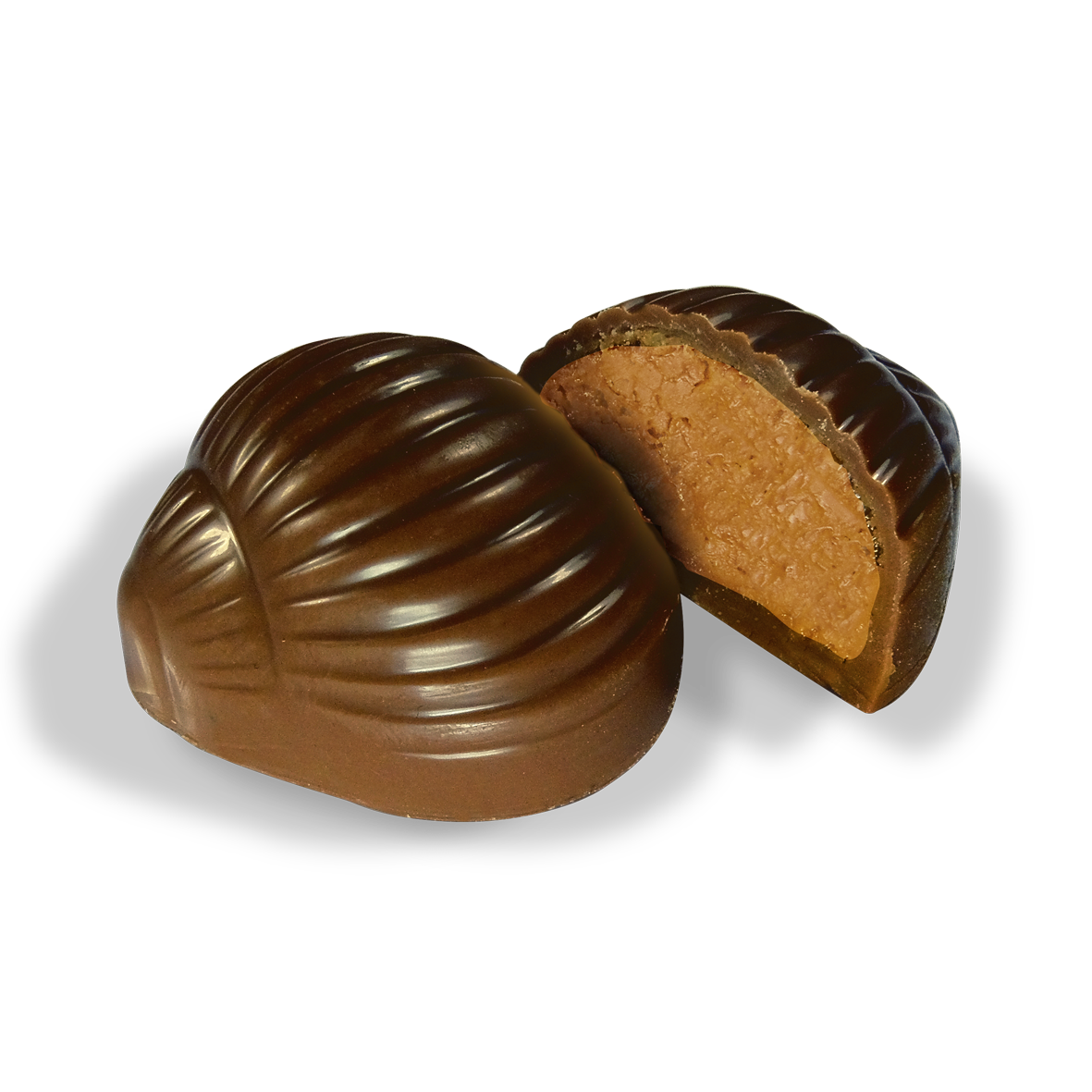 Escargots praliné enrobés de chocolat noir bio Vrac - 54 pièces