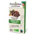 Tablette de chocolat noir bio 70% de cacao minimum noisettes craquantes - 80 g