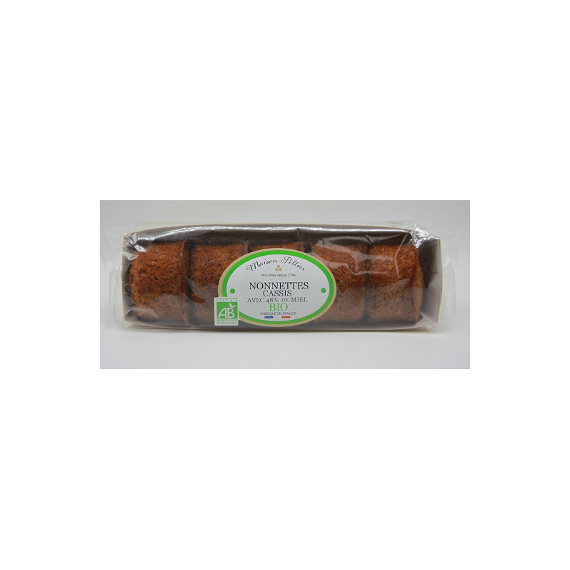 Nonnettes bio au cassis - 160g (5 pièces)