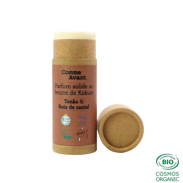 Parfum solide au beurre de kokum - tonka & bois de santal - 20 g