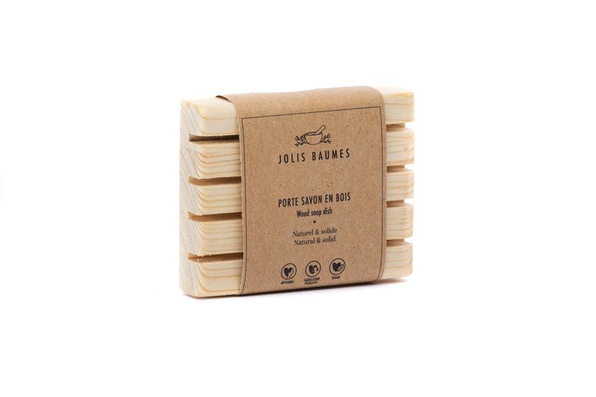 Porte savon en bois artisanat français