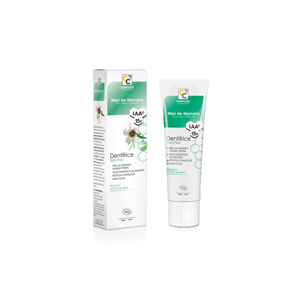Dentifrice blancheur au miel de manuka iaa15+ - 75 ml