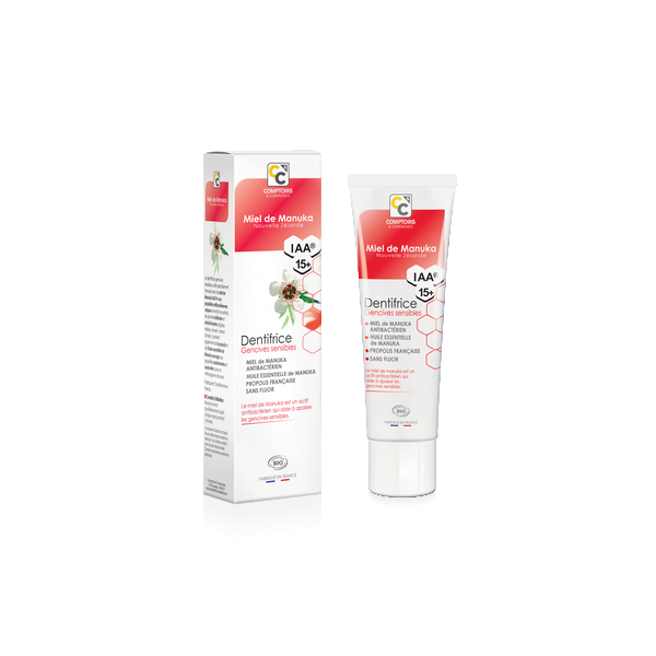Dentifrice gencives sensibles au miel de manuka iaa15+ - 75 ml