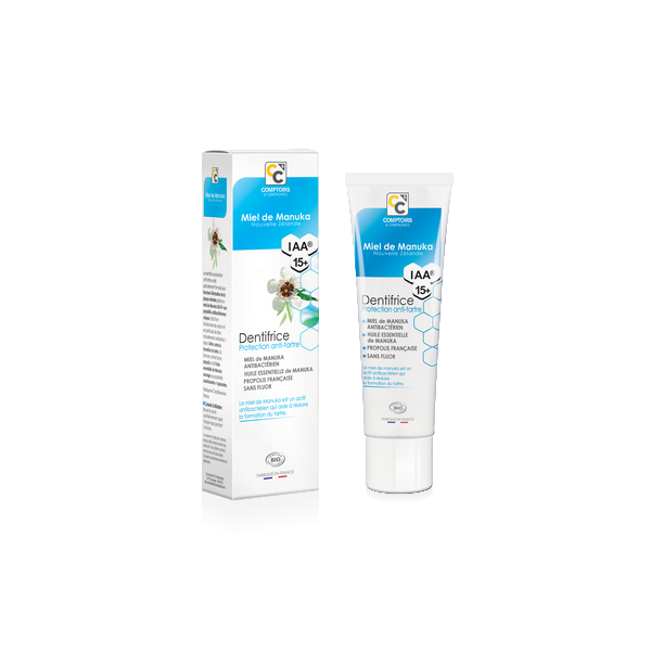 Dentifrice anti-tartre au miel de manuka iaa15+ - 75 ml