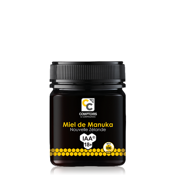 Miel de manuka iaa18+ (mgo 696) (origine  Nouvelle zélande) - 250 g