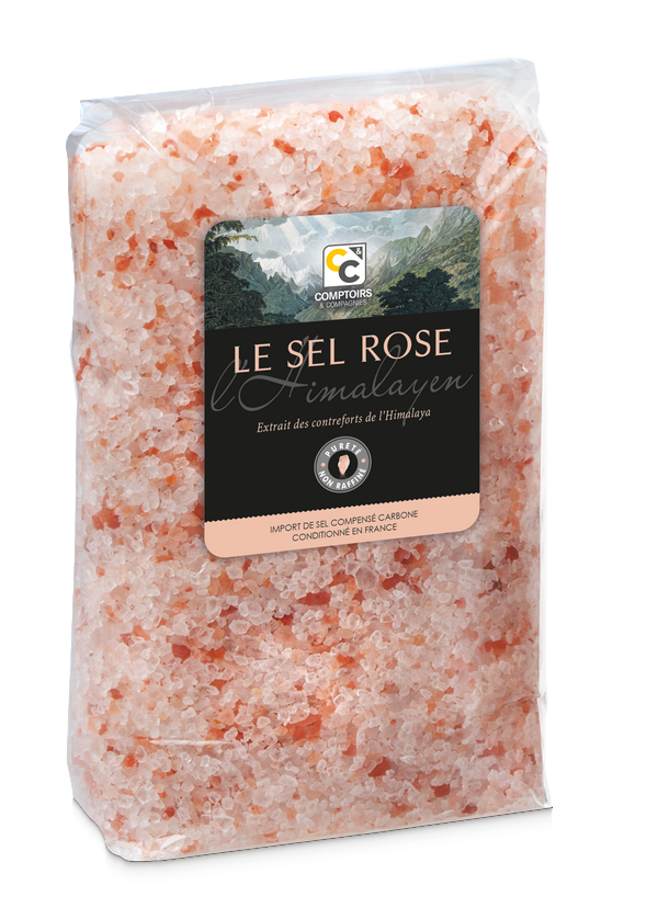 Le sel rose de l'himalaya cristaux - 1 kg