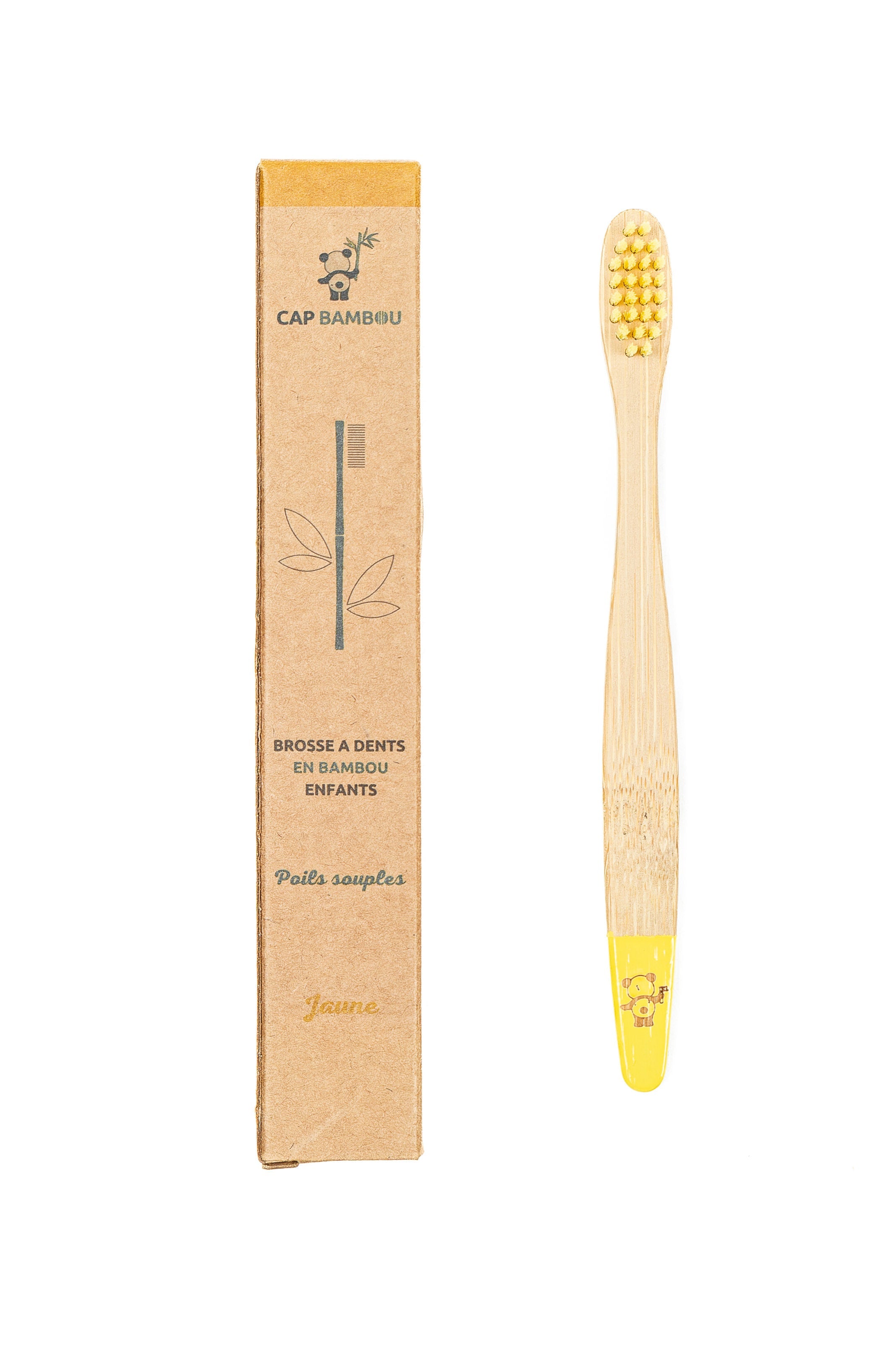 Brosse à dents enfant x1 jaune