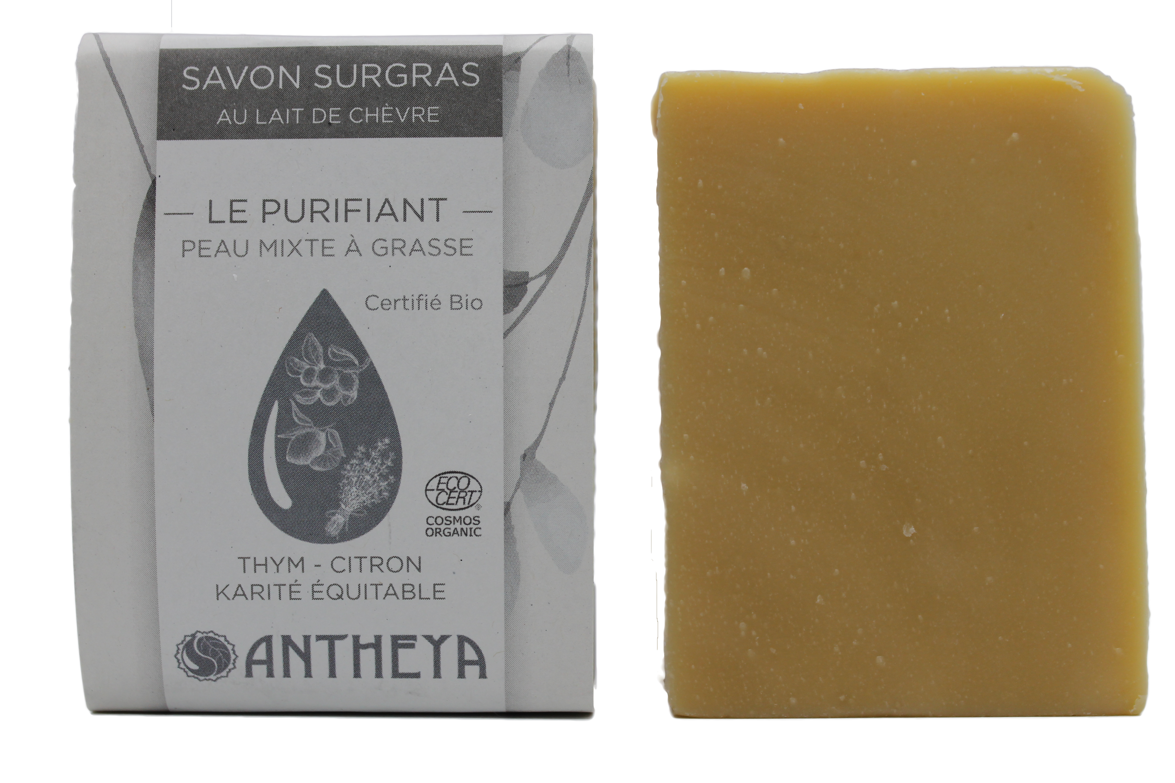 Savon lait de chèvre - purifiant adolescents (bande papier) - 100 g