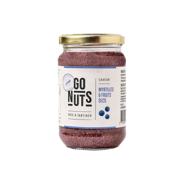 Pâte à tartiner saveur myrtilles bio - 270 g