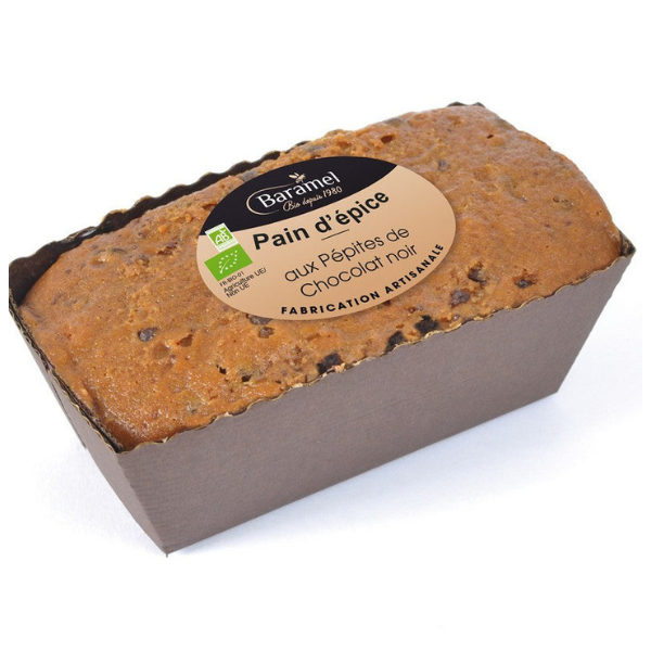Pain d'épice pépites de chocolat noir 60% equitable bio - 300 g