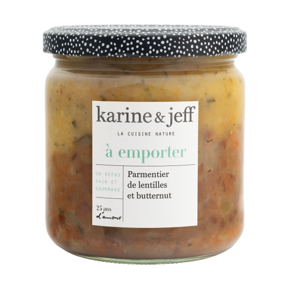parmentier de lentilles et butternut bio - 350 g