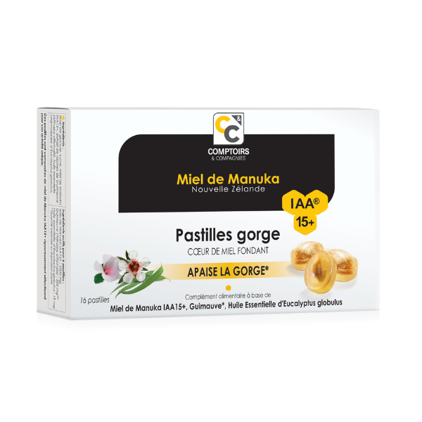 Pastilles pour la gorge coeur fondant au miel de manuka iaa15+ - 52.8 g