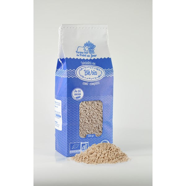 Pâtes alphabet blé ancien semi complet bio - 500 g