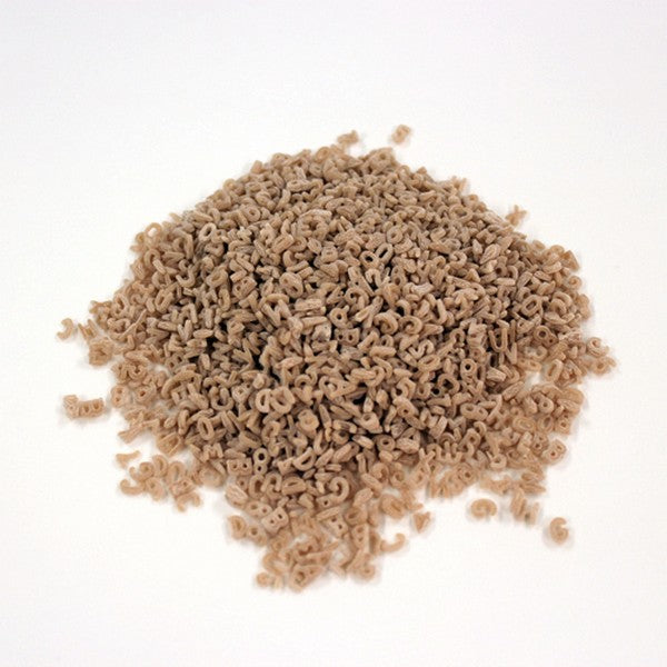 Pâtes alphabet blé demi complet bio (variété ancienne) Vrac - 5 kg