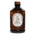 Sirop saveur pêche brut bio - 400 ml