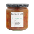 pois cassés, fusion épicée de poivrons, curcuma et raisins secs bio - 340 g