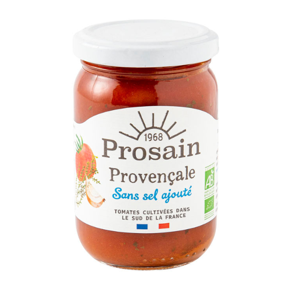 Sauce tomate provencale bio et sans sel ajouté - 200 g