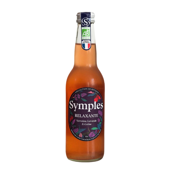 Infusion pétillante relaxante bio - 33 cl x 12