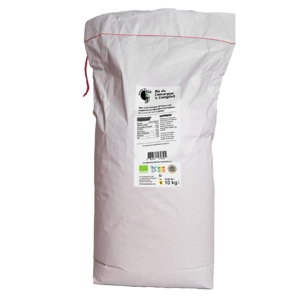Riz de camargue IGP long blanc bio Vrac (origine France) - 10 kg