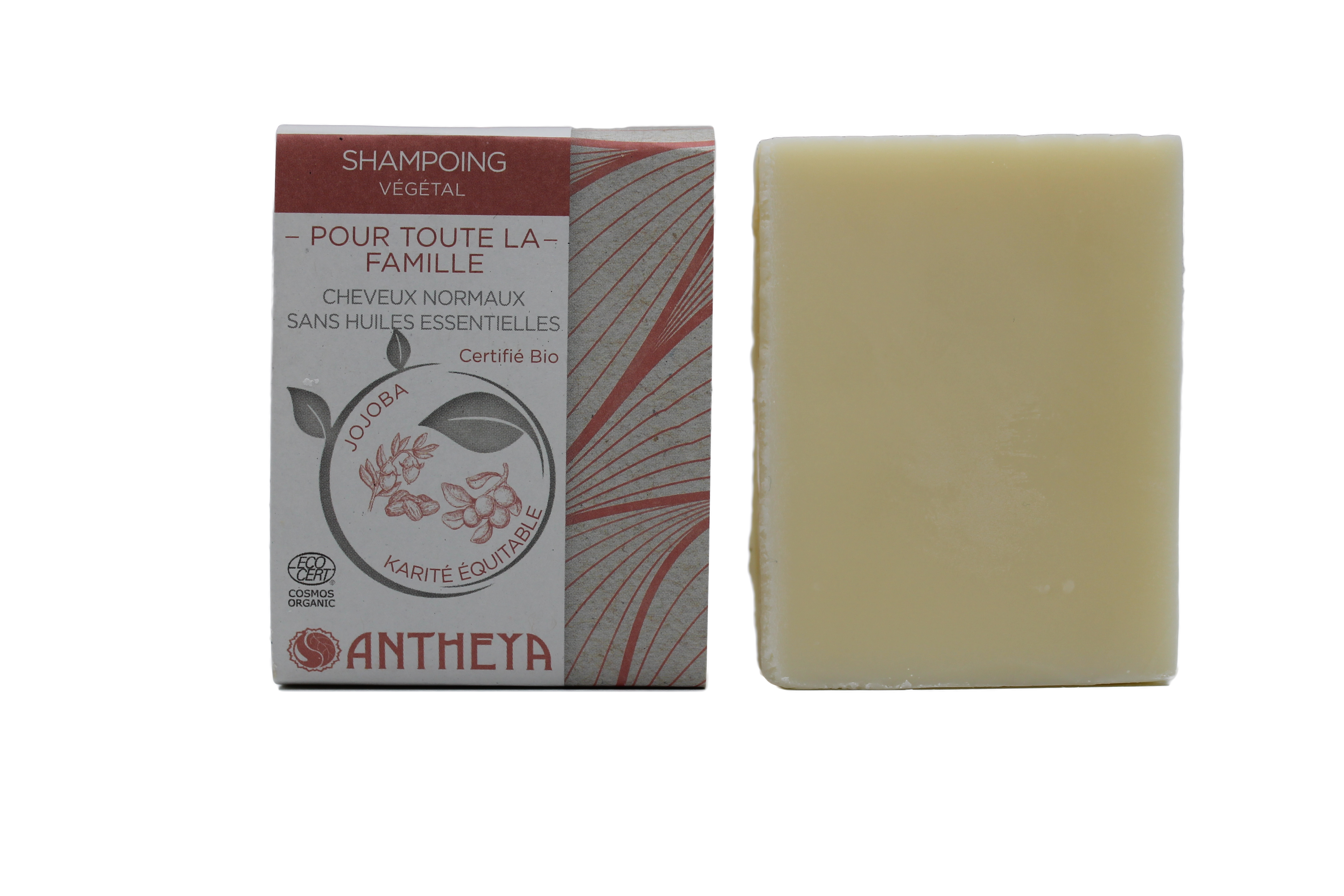 Shampoing solide sans he - toute famille et cheveux normaux (bande papier) - 100 g