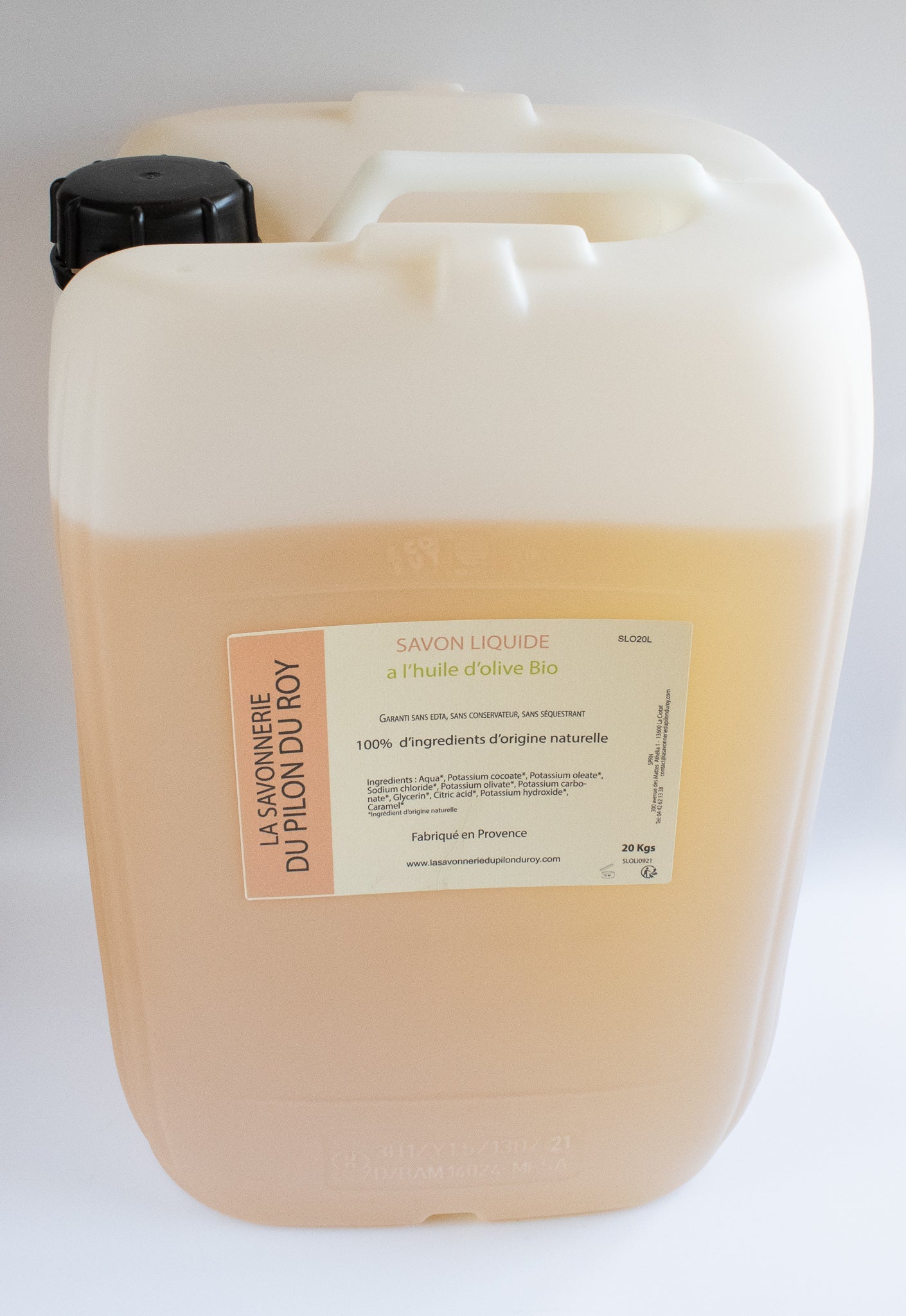 Savon liquide de marseille à l'huile d'olive Vrac - 20 kg